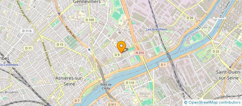 localisation de l'entreprise IMOUZZER DISTRIBUTION à ASNIERES-SUR-SEINE
