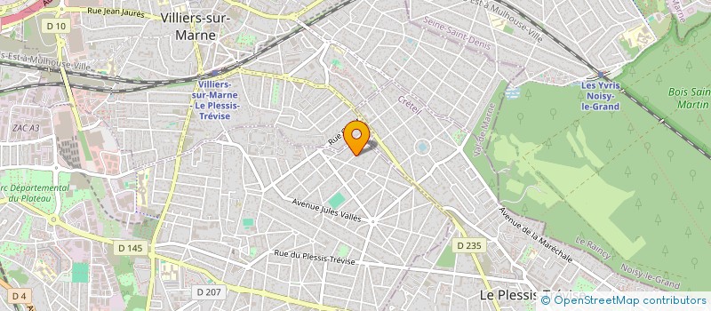 localisation de l'entreprise IMOVA  CHAMPIGNY-SUR-MARNE