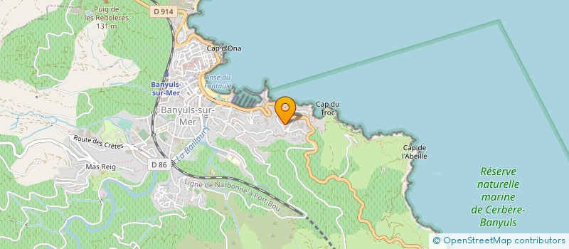 localisation de l'entreprise IMOVAC  BANYULS-SUR-MER