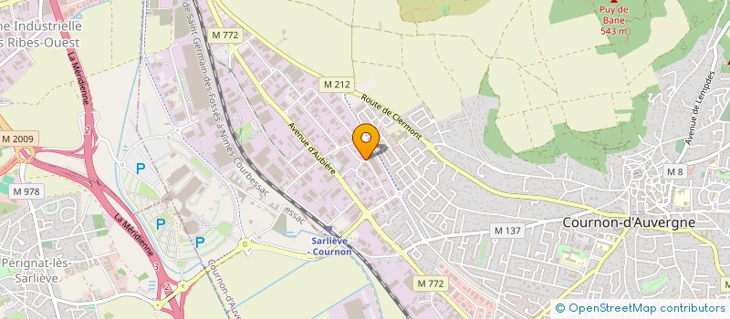 localisation de l'entreprise IMOVALIS  COURNON-D'AUVERGNE