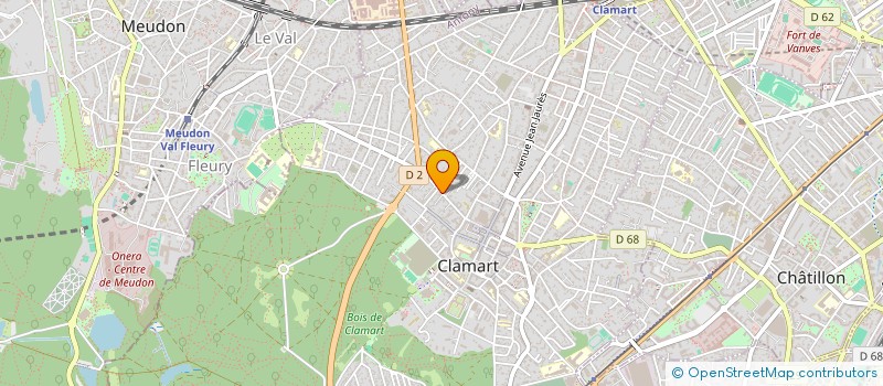 localisation de l'entreprise IMOVE à CLAMART