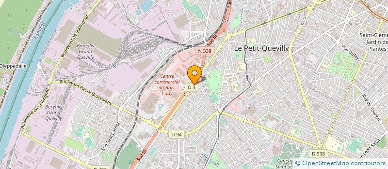 localisation de l'entreprise IMOVEL BATIMENT à LE GRAND-QUEVILLY