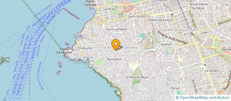 localisation de l'entreprise IMOVERDO à MARSEILLE
