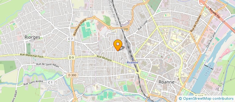 localisation de l'entreprise IMOVI  ROANNE