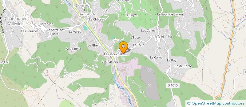 localisation de l'entreprise IMOVIP 1  CONTES