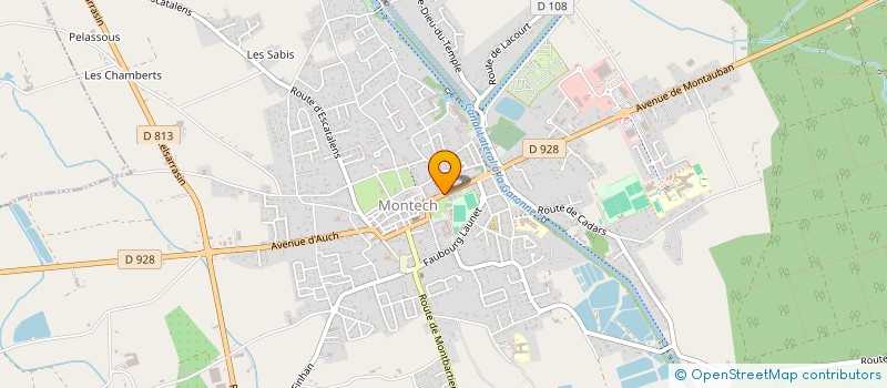 localisation de l'entreprise IMOZEN  MONTECH