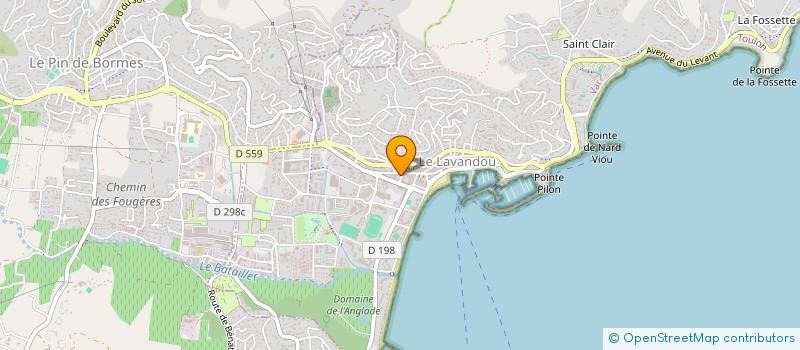 localisation de l'entreprise IMP à LE LAVANDOU