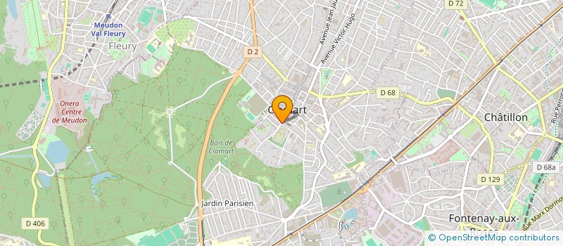 localisation de l'entreprise IMP INVESTISSEMENT à CLAMART