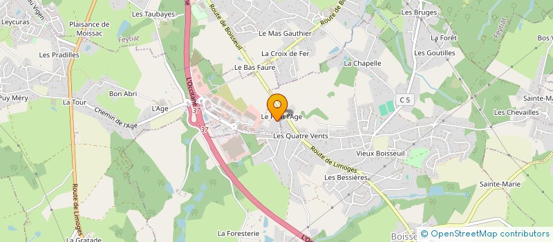 localisation de l'entreprise IMP PISCINES ET SPAS à LE VIGEN