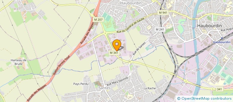 localisation de l'entreprise IMPACKT à HALLENNES-LEZ-HAUBOURDIN
