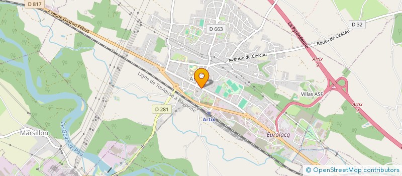 localisation de l'entreprise IMPACT 2000 MELODY  ARTIX