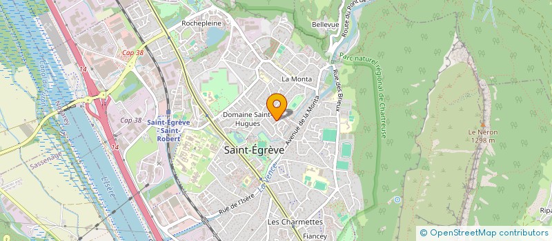 localisation de l'entreprise IMPACT  SAINT-EGREVE