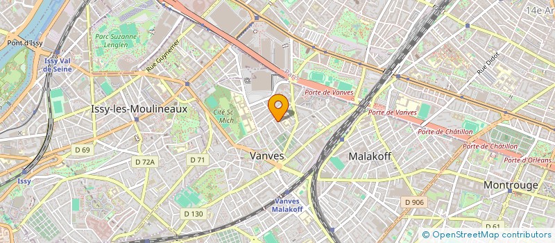 localisation de l'entreprise IMPACT à VANVES