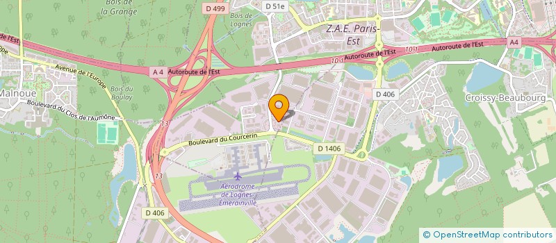 localisation de l'entreprise IMPACT à LOGNES