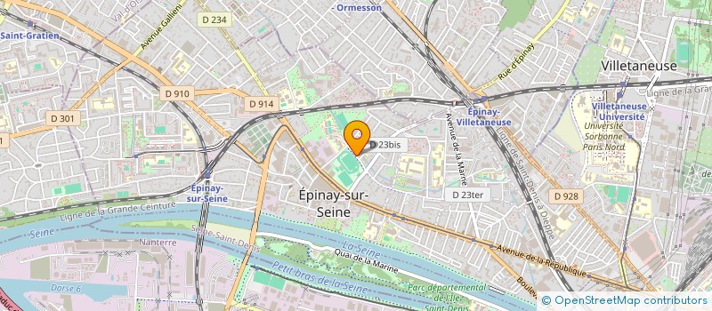 localisation de l'entreprise IMPACT  EPINAY-SUR-SEINE