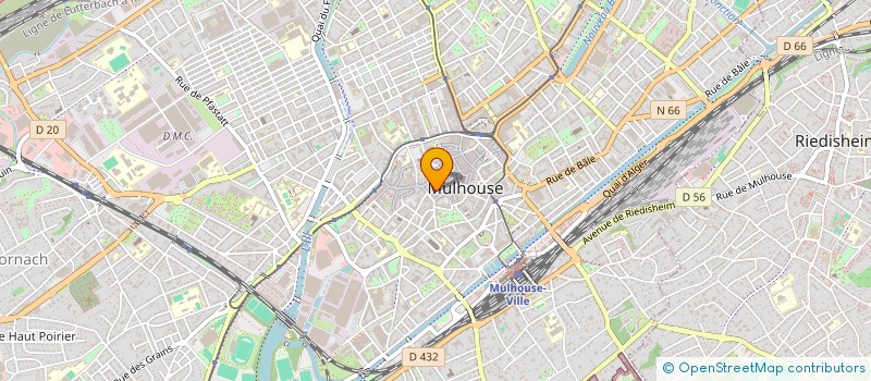 localisation de l'entreprise IMPACT  MULHOUSE