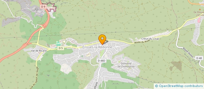 localisation de l'entreprise IMPACT  ENSUES-LA-REDONNE