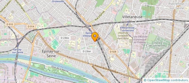 localisation de l'entreprise IMPACT à EPINAY-SUR-SEINE