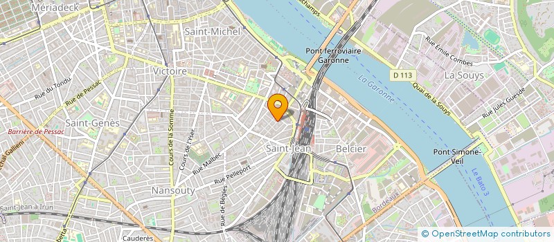 localisation de l'entreprise IMPACT  BORDEAUX