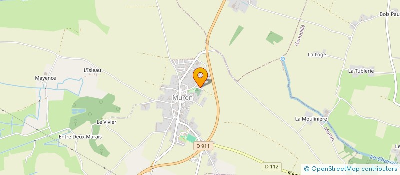 localisation de l'entreprise IMPACT  MURON