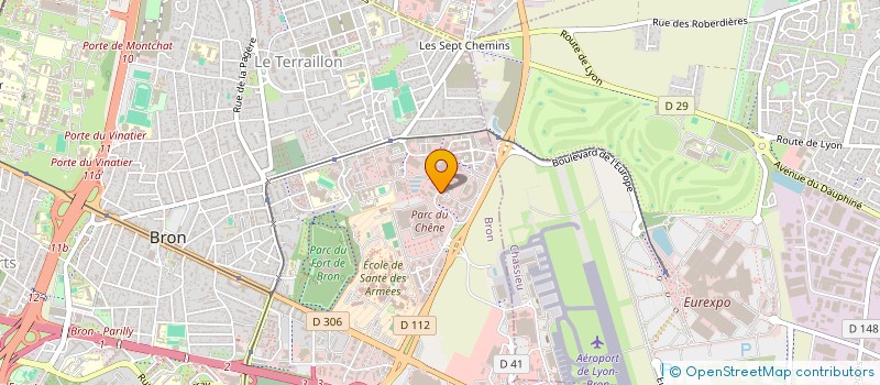 localisation de l'entreprise IMPACT  BRON