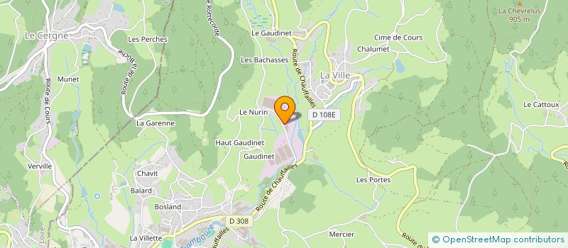 localisation de l'entreprise IMPACT  COURS