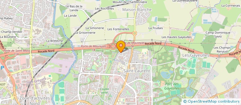 localisation de l'entreprise IMPACT ACTION  RENNES