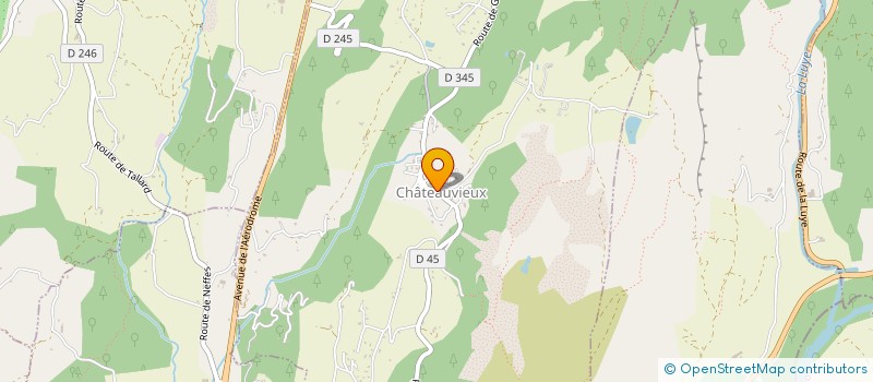 localisation de l'entreprise IMPACT ALPES DU SUD  CHATEAUVIEUX