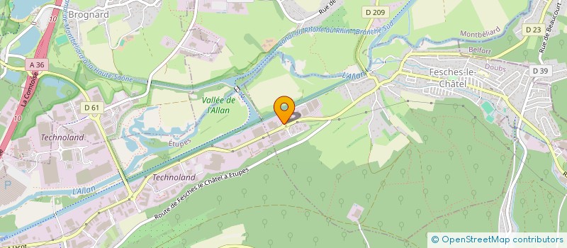 localisation de l'entreprise IMPACT AUTO  FESCHES-LE-CHATEL