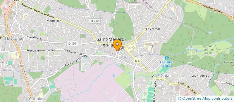localisation de l'entreprise IMPACT BORDEAUX METROPOLE TAEKWONDO  SAINT-MEDARD-EN-JALLES