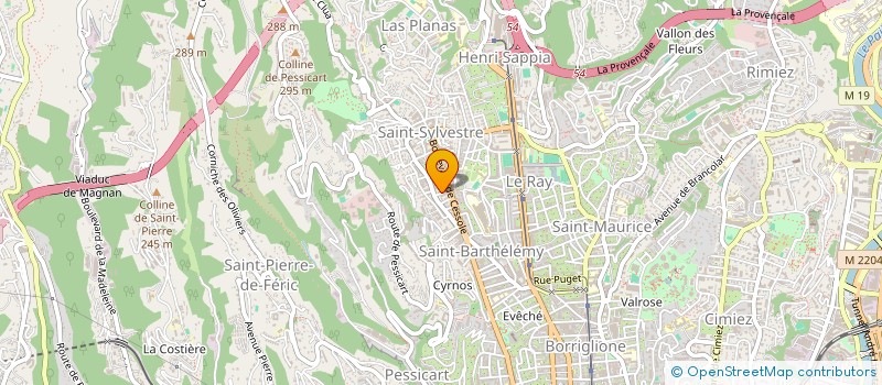 localisation de l'entreprise IMPACT BOXE ACADEMY  NICE