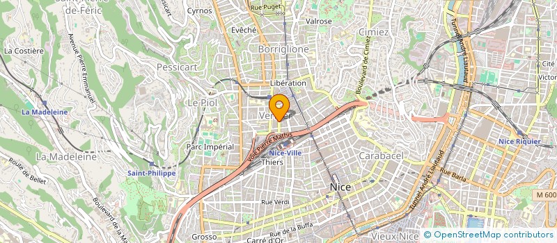 localisation de l'entreprise IMPACT BOXING ZONE à NICE