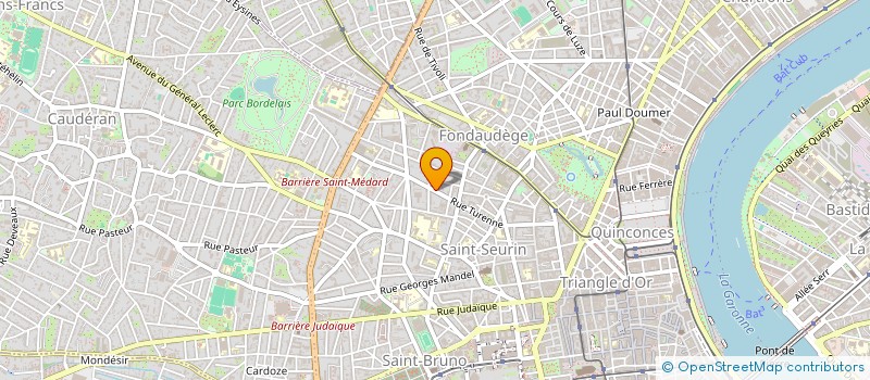 localisation de l'entreprise IMPACT BTP à BORDEAUX