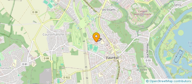 localisation de l'entreprise IMPACT BUREAU D'ETUDES TECHNIQUES à SARCELLES