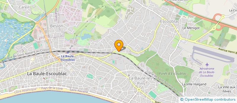 localisation de l'entreprise IMPACT & CARRIERE  LA BAULE-ESCOUBLAC