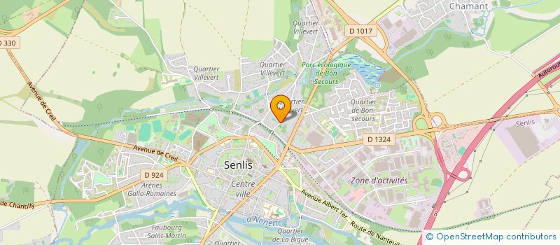 localisation de l'entreprise IMPACT CMCG CAPITAL  SENLIS