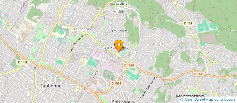 localisation de l'entreprise IMPACT COACHING  ANDILLY