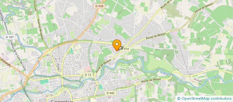 localisation de l'entreprise IMPACT COLOR'S à CARPENTRAS