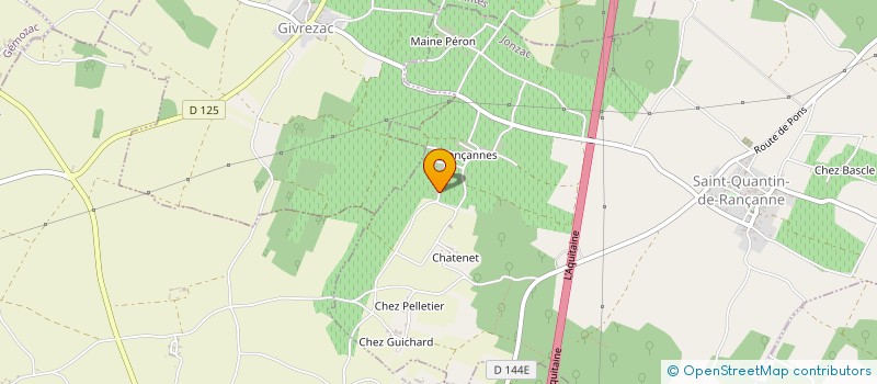 localisation de l'entreprise IMPACT.COM FRANCE  SAINT-QUANTIN-DE-RANCANNE