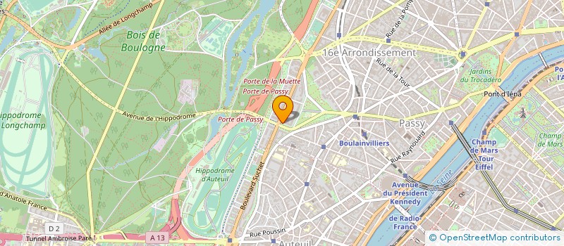 localisation de l'entreprise IMPACT COMMUNICATION  PARIS