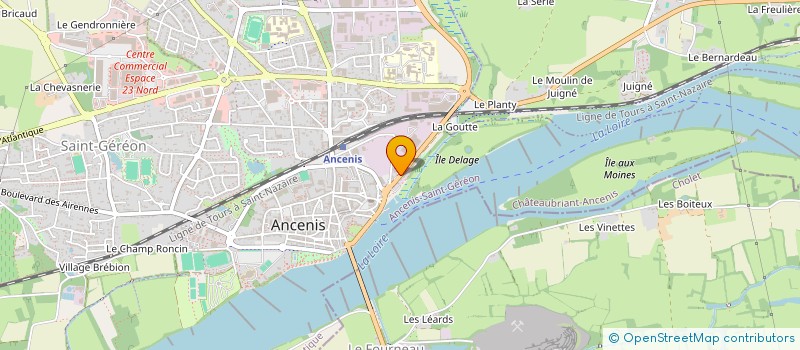 localisation de l'entreprise IMPACT COMPTA EXPERTISE CONSEIL AUDIT  ANCENIS-SAINT-GEREON