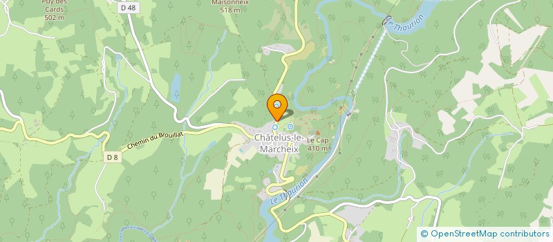 localisation de l'entreprise IMPACT CONSEIL à CHATELUS-LE-MARCHEIX