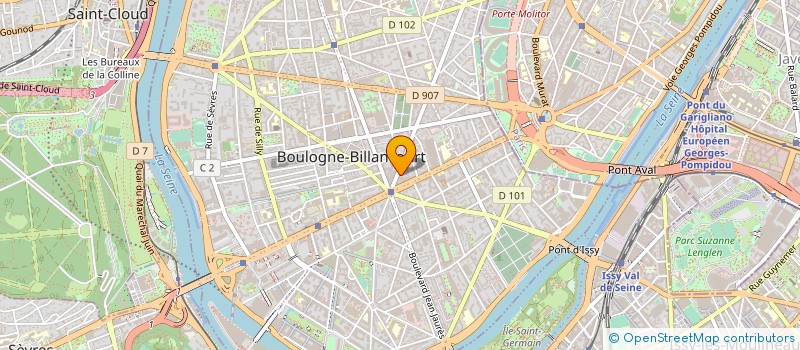 localisation de l'entreprise IMPACT DEVELOPPEMENT à BOULOGNE-BILLANCOURT