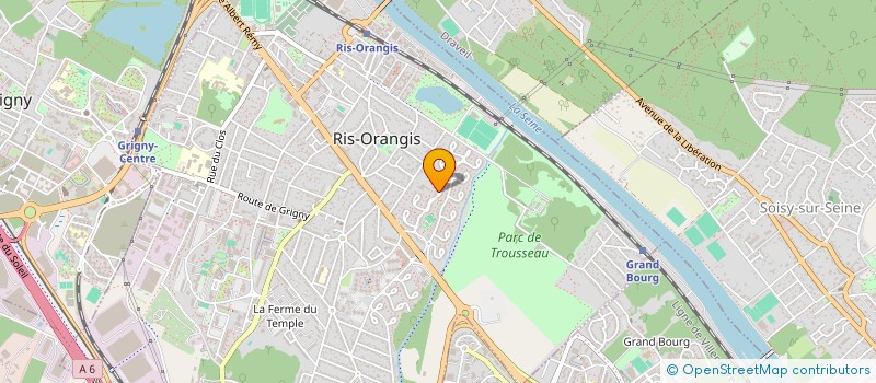 localisation de l'entreprise IMPACT DIGITAL FORMATION à RIS-ORANGIS