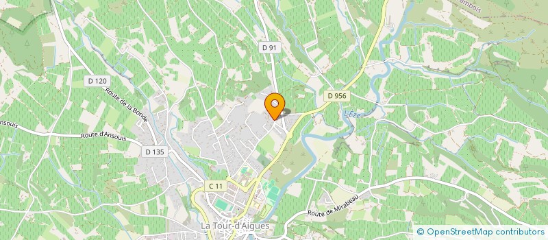 localisation de l'entreprise IMPACT DISTRIBUTION  LA TOUR-D'AIGUES
