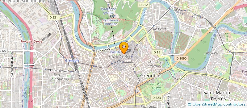 localisation de l'entreprise IMPACT DISTRIBUTION  GRENOBLE