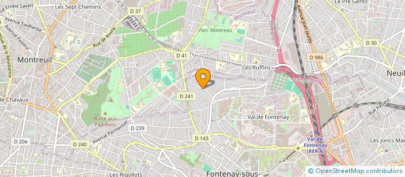 localisation de l'entreprise IMPACT ECO à FONTENAY-SOUS-BOIS