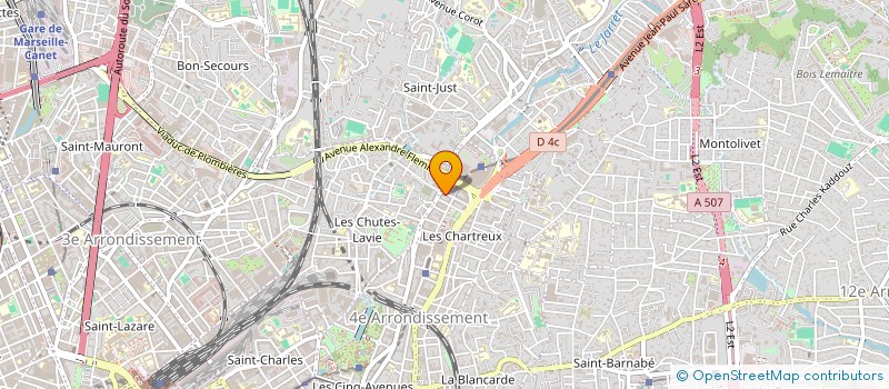 localisation de l'entreprise IMPACT ENERGY à MARSEILLE