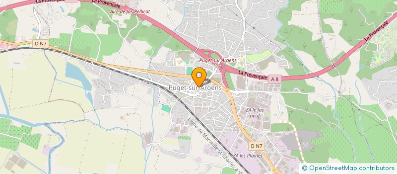localisation de l'entreprise IMPACT ESPACES à PUGET-SUR-ARGENS