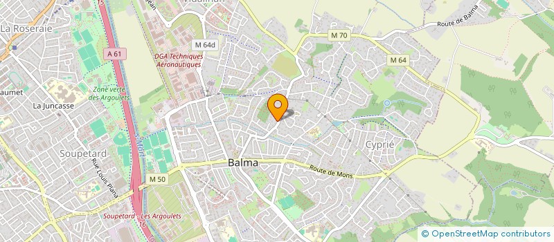 localisation de l'entreprise IMPACT EVOLUTION  BALMA